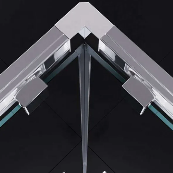 Oumeiga turkey bathroom 750 x 750 corner base shower enclosures double sliding door