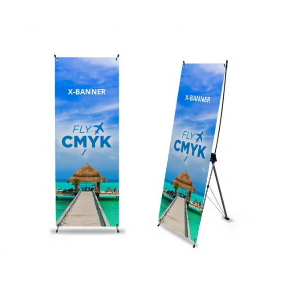Standup banner advertising x banner factory sales display xbanner
