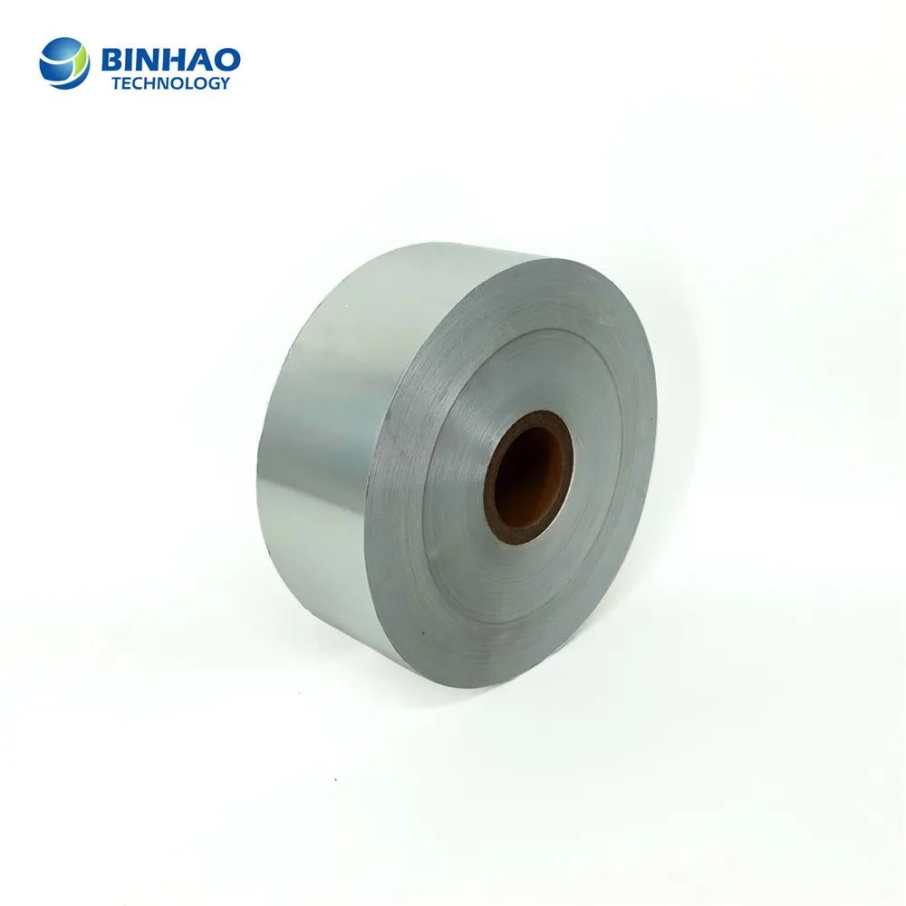 Custom Silver Aluminum Foil Laminated Paper Rolls Soft Sheet for All Cigarette Packaging Equipment Use