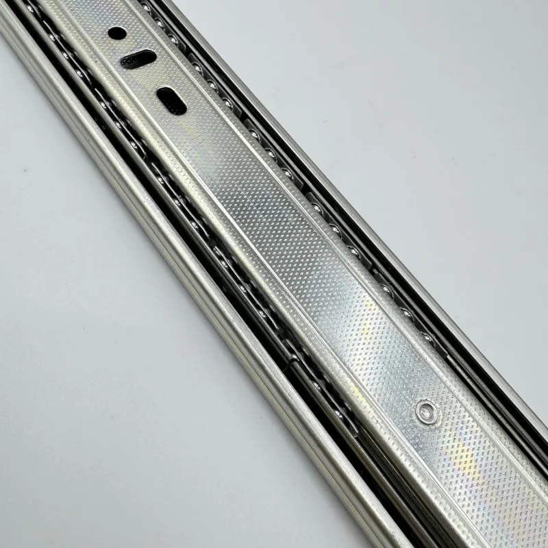 45mm Ball Bearing Slide Furniture Hardware Telescopic Rail Correderas Telescopicas Full Extension Drawer Channel