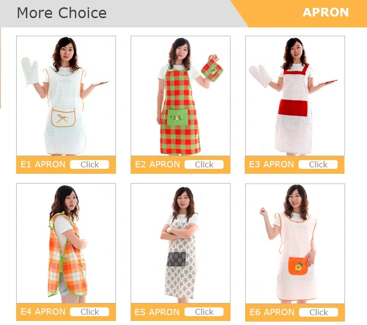 wholesale cotton white waffle pattern housewife kitchen mitten apron set