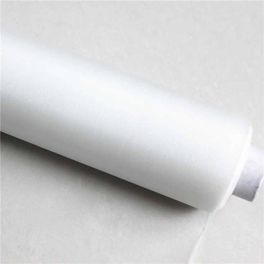 High Tension Plain Weave White Polyester Monofilament Bolting Cloth Silk Screen Printing Mesh Fabric