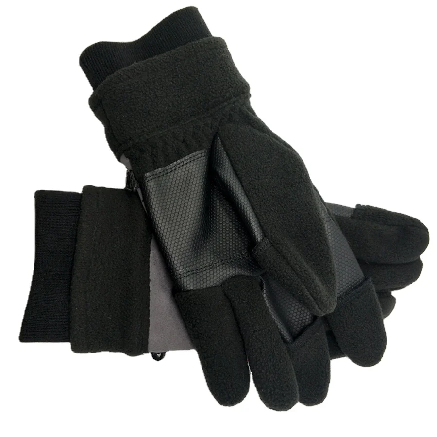 High Quality FullFinger Winter Basic Style Custom Warm Fleece Glove for Outdoor Activities for adults