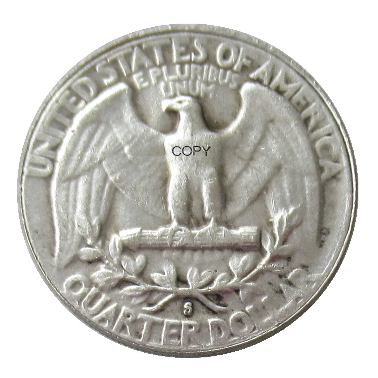 Reproduction Washington Quarters Dollar 1932 P/D/S Silver Plated Decorative Commemorative  Coins