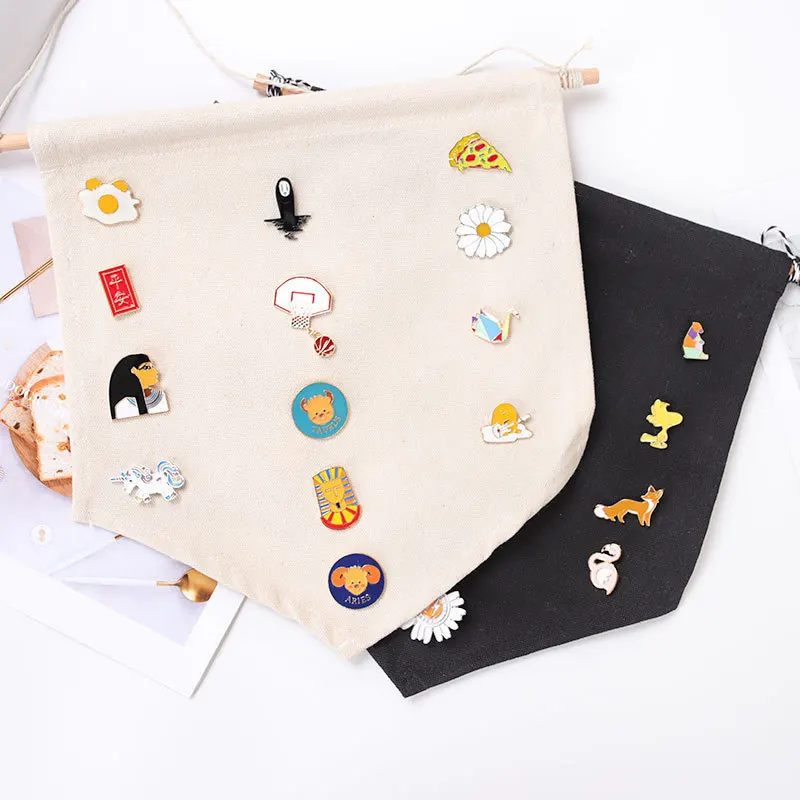 New Design Pin Badge Display Wall Hanging Storage Cloth Collection Board Brooch Medal Display Flag Cloth Kids Room Decoration