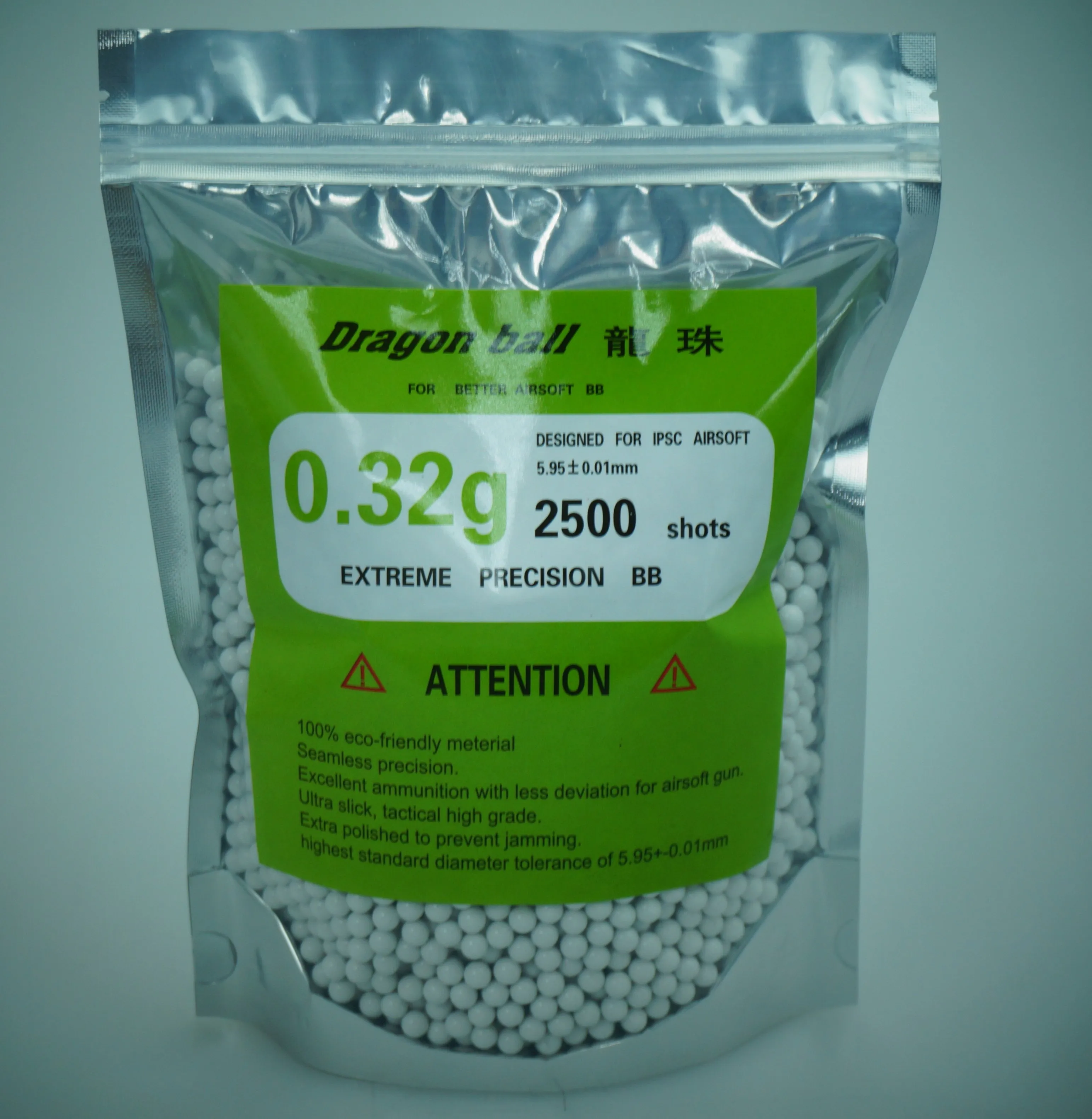 0.30g BB 2.500 Round Bag Airsoft 6mm BB Perfect Grade