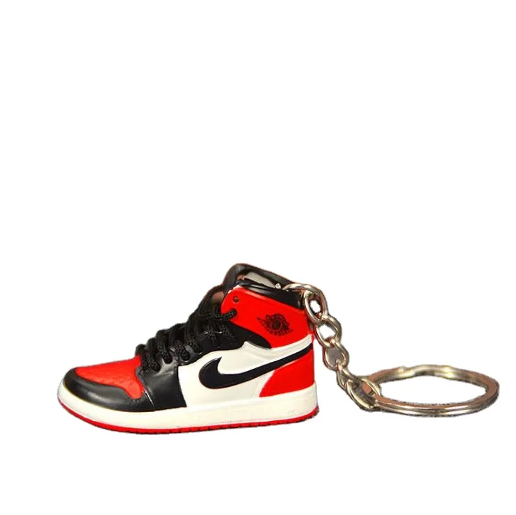
Mini Sneaker 3D Shoe Car Keychain Couple Bag Pendant AJ Collection Value Keychain 