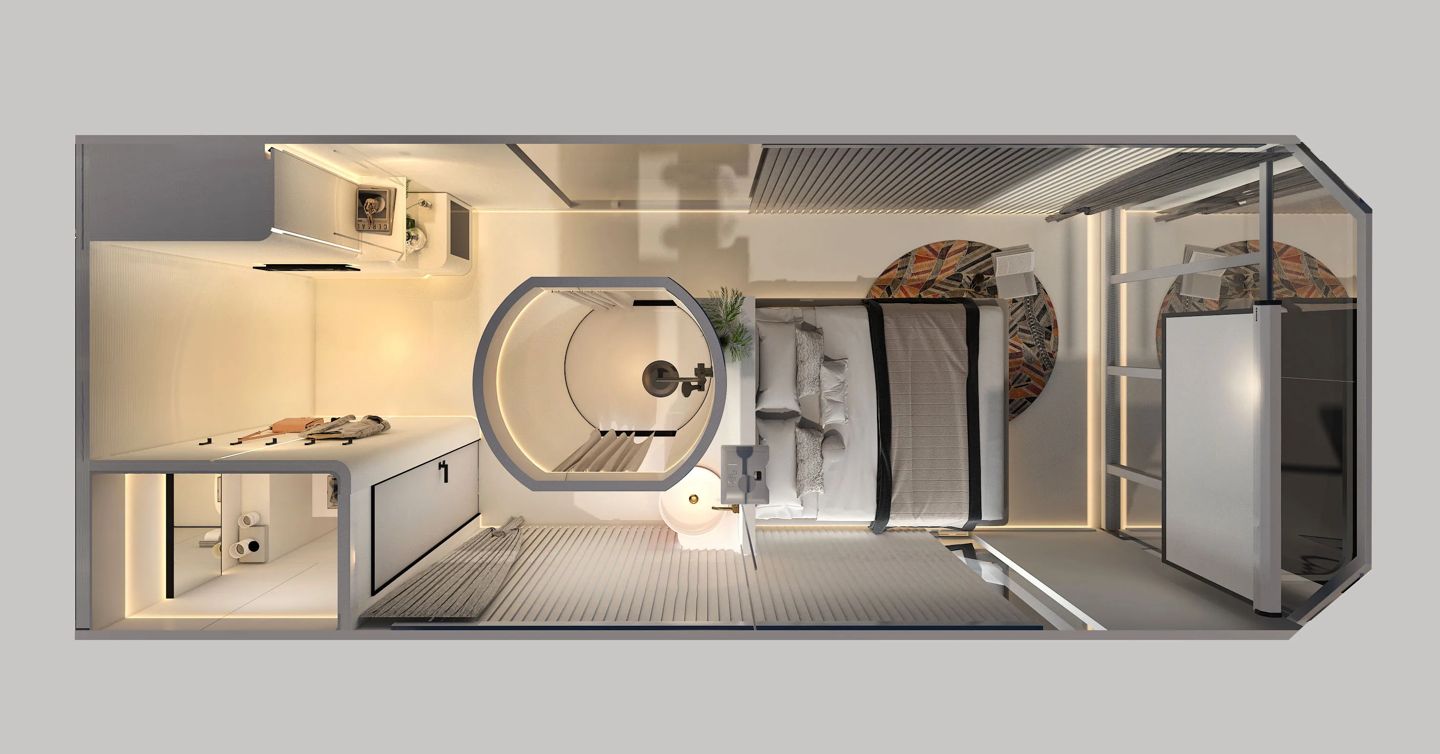 CDPH Wholesale Price High Standard Material Customization Mini Space Capsule Pod Safe Mobile Home on Sale