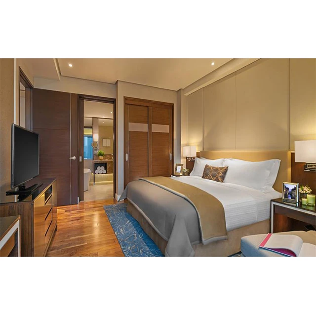 Custom Commercial Chain Hotel Wooden Room Furniture HO-643