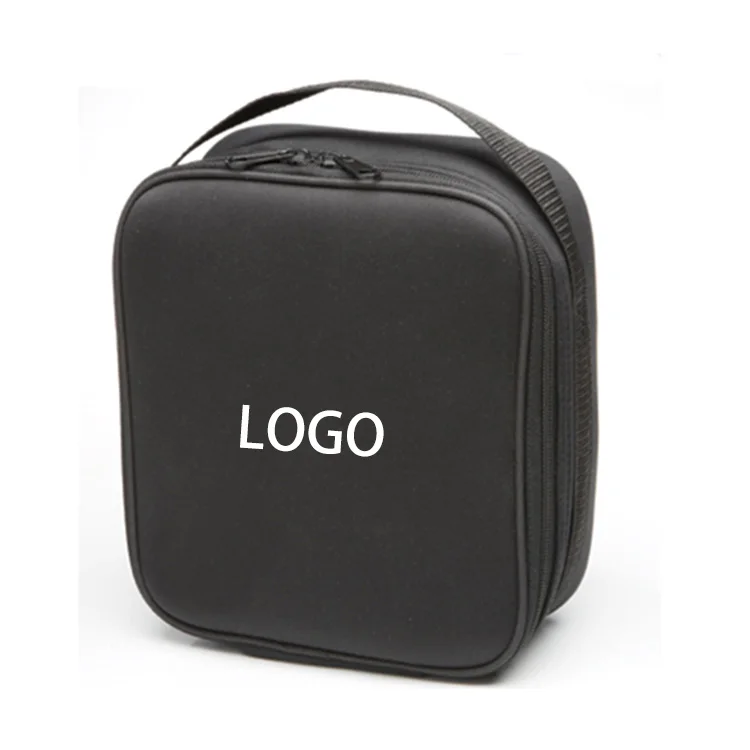 Custom Neoprene Pilot Headset Case Cover Soft Travel Earphone Headphone Storage Special Purpose Carrying Cases Bag with Handle