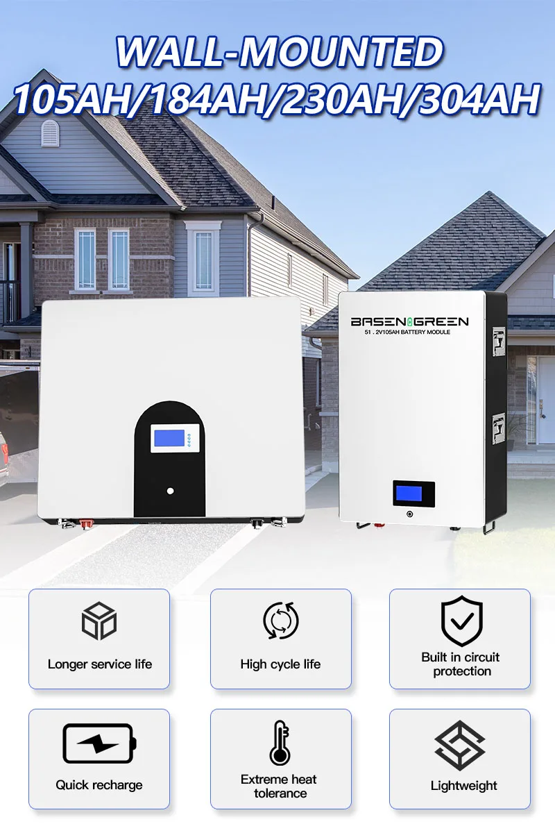 Solar Energy Storage Battery 16S 48V 51.2V 100Ah 230Ah 5Kw 10Kw Lifepo4 Battery