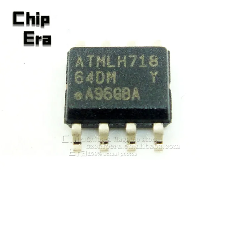 5pcs/lot AT24C64D-SSHM-T SOP-8 ATMLH 64DM IC EEPROM 64KBIT 1MHZ 8SOIC 64DMY 64D-M-Y 6DN