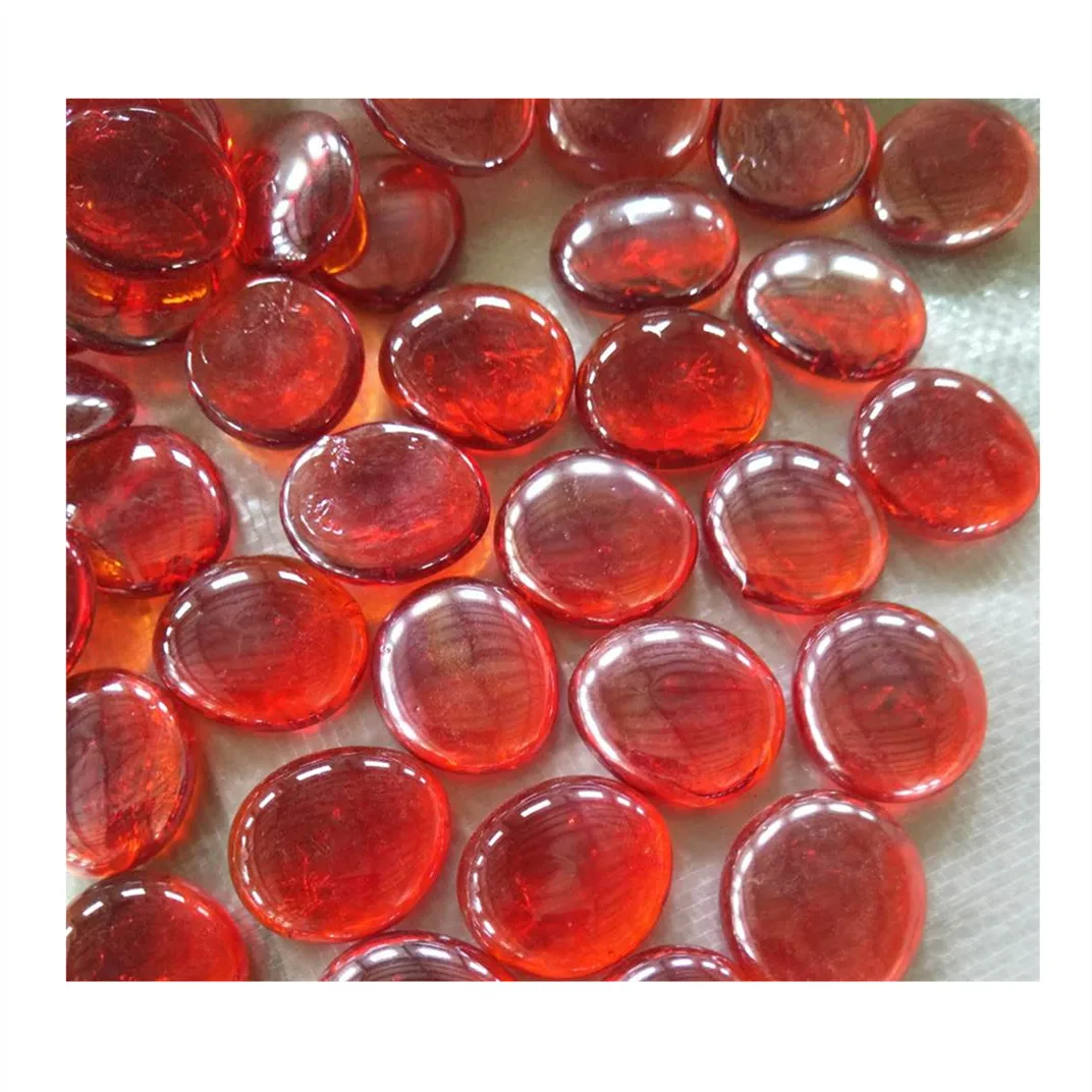 28-32mm Decorative flat glass beads