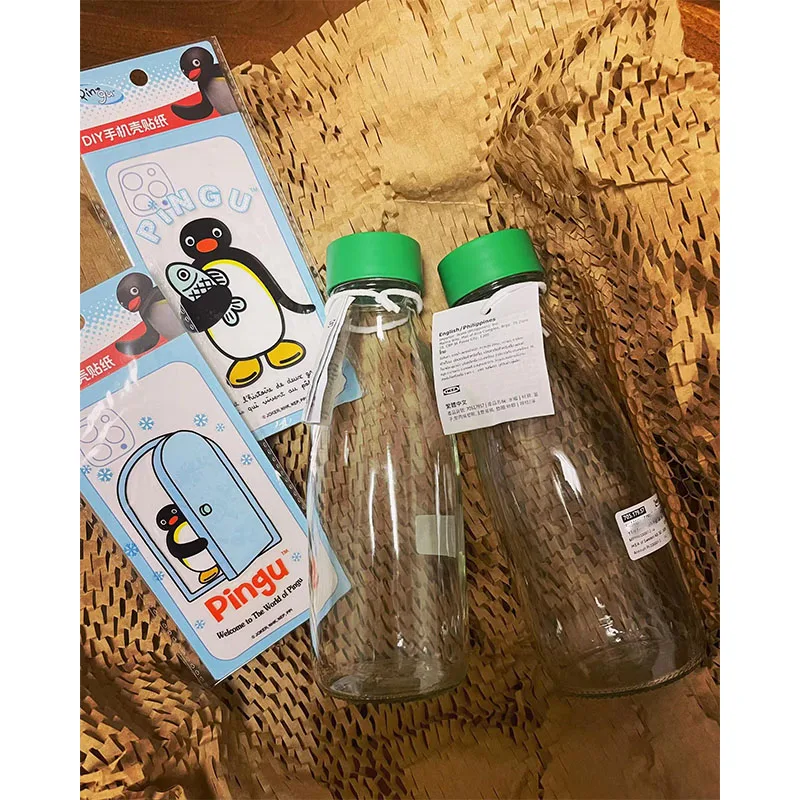 Waterproof uv gold and silver label hot sticker transfer ab film glass 3d transfer sticker for glass cups