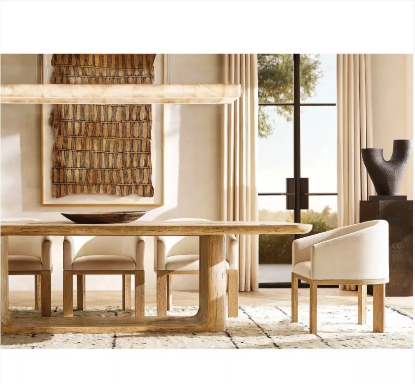 dining table set 8 seater dining room furniture open rectangular dining table