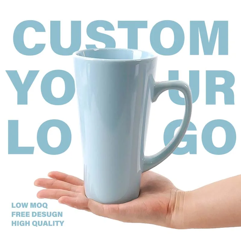 Colorful Sublimation Colorful Popular Nordic 11oz Cute White Sublimation Custom Logo Coffee Mugs Ceramic Mug With Handle