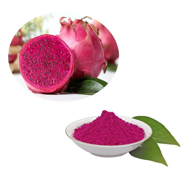 ISO Factory 100% Natural Organic Freeze Dried Red Dragon Pitaya Fruit Powder