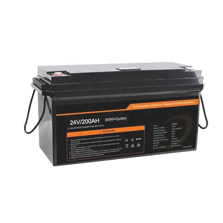 LiFePO4 Battery 24V 200Ah 25.6V 100AH 200AH 300AH Lithium Ion Rechargeable Battery For Solar Energy Battery System