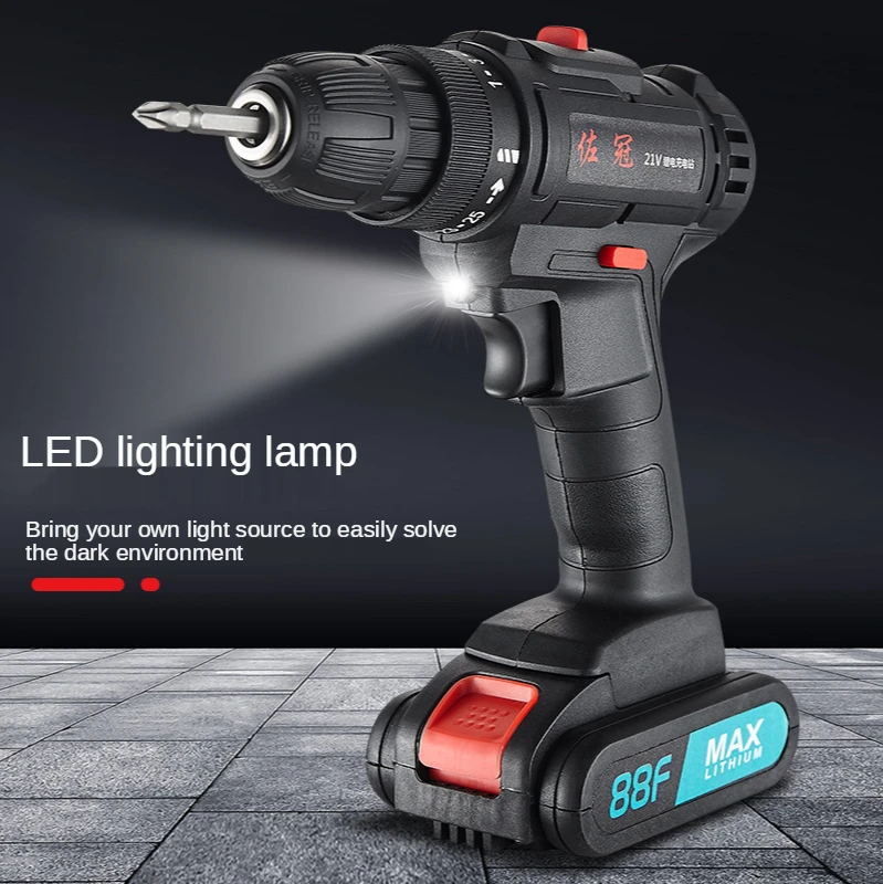  Rechargeable 3 in 1 Power Screw drivers Cordless Impact Drill Brushless Electric Hammer