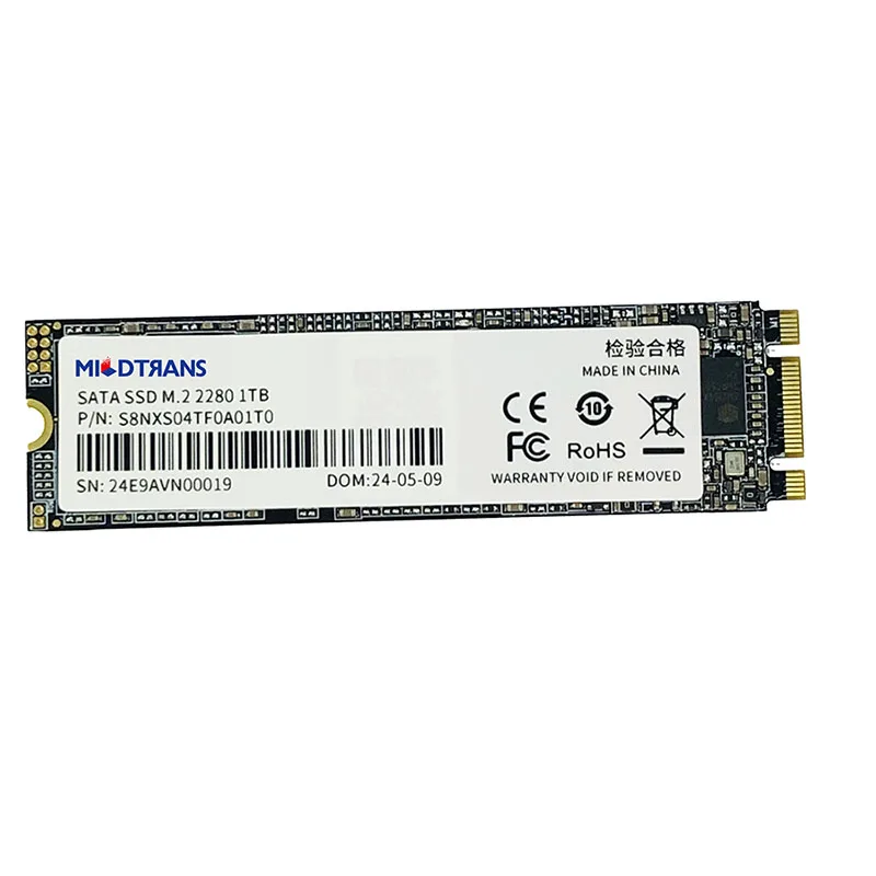 Жесткий диск жесткого диска цена M.2 SSD SATA 1 ТБ HD 2280 Внутренние твердотельные накопители ssd для ноутбука