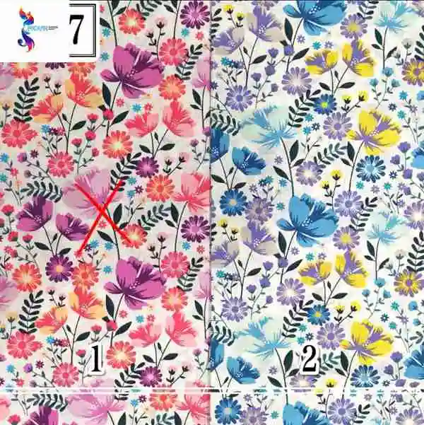 40s top beautiful flower patterns Wholesale 100% cotton poplin print ready goods stock fabric