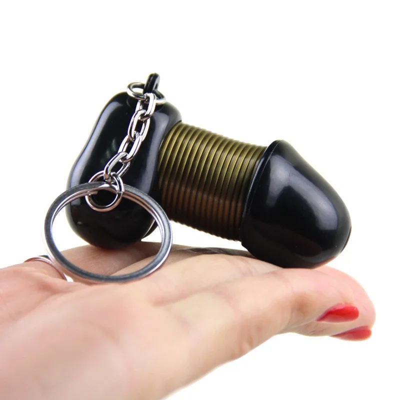 2024 New Arrival Funny Design Plastic Penis Shape Toy Gift Dildo Individual Keychains For Lovers Women Men Gifts