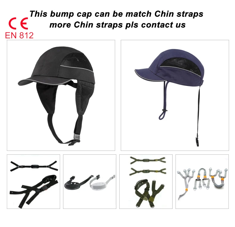Guangzhou kaavie hat ABS safety bump cap brim with plastic insert shell