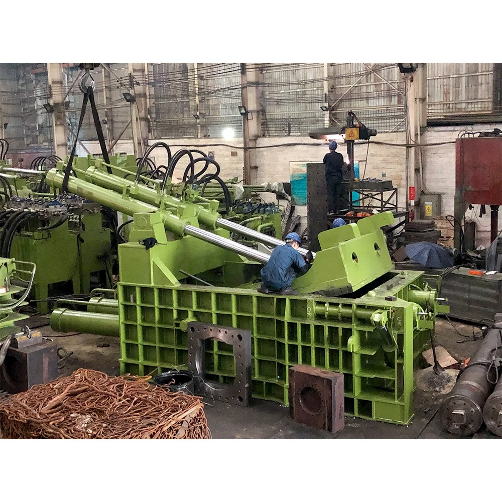 Horizontal Hydraulic  Compressor Recycling Metal Scrap Baler