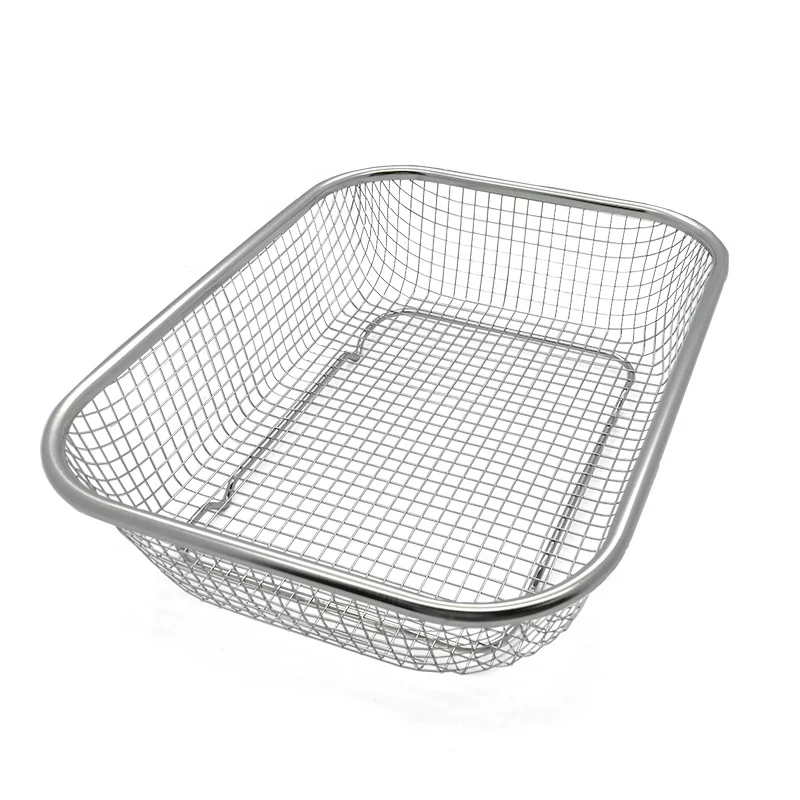 Stainless Steel Fruit Basket Strainer  Kitchen Colander for Strain Drain Rinse Vegetables Fruits