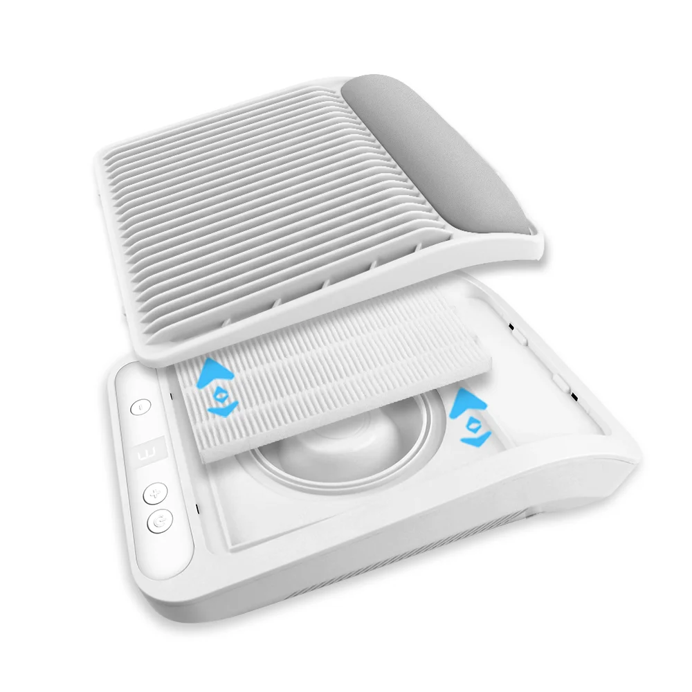 Jimdoa 60W Nail Dust Extractor Powerful Nail Dust Collector Fan Electric Powerful Nail Vacuum