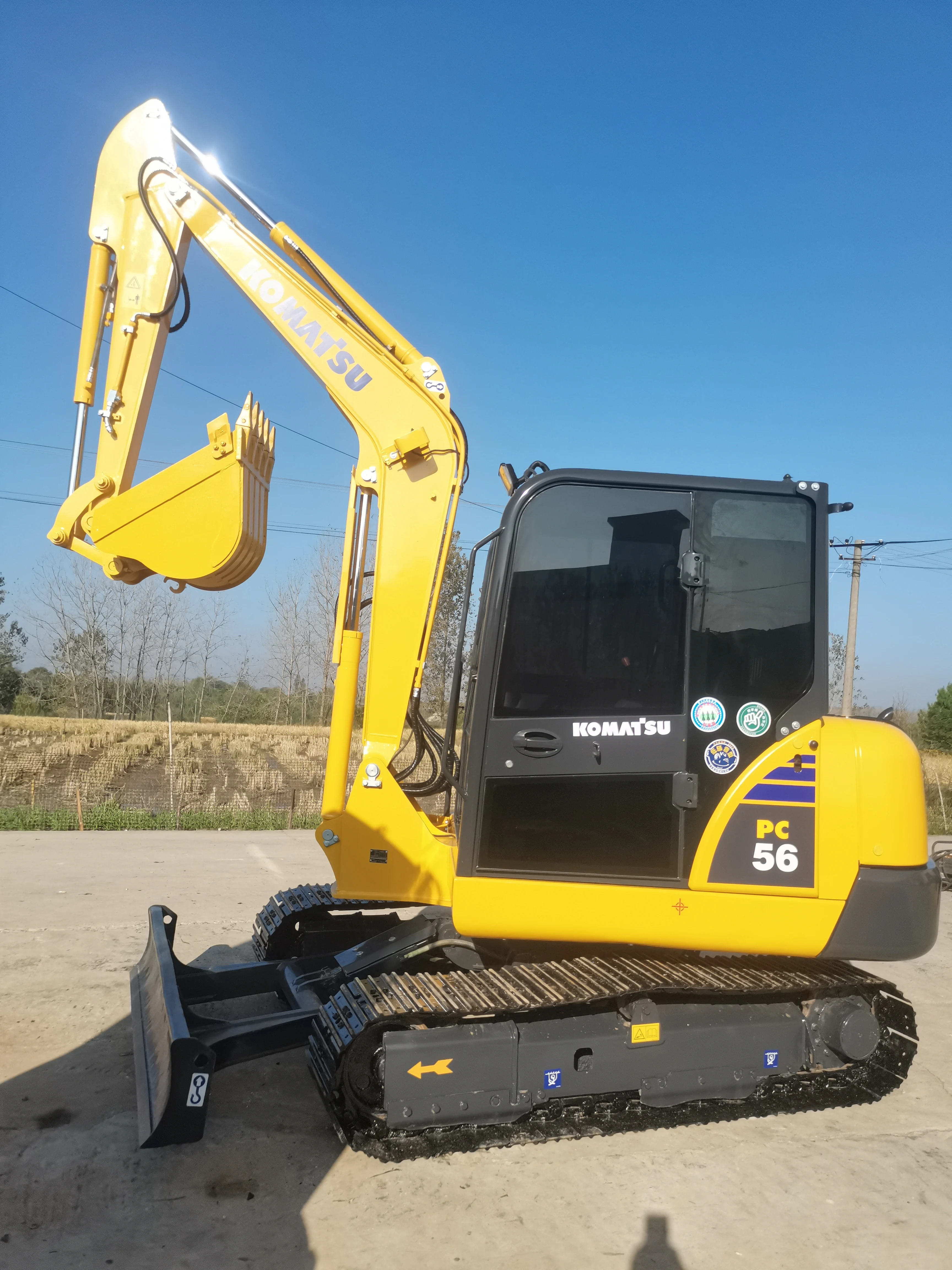 Hot Sale Used Komatsu 56-7 Excavator Original Japan Second-hand Hydraulic Construction Machine