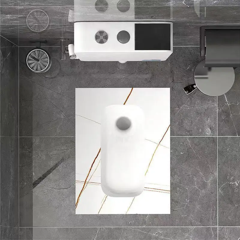 Спеченный каменный фарфоровый унитаз стандартного размера