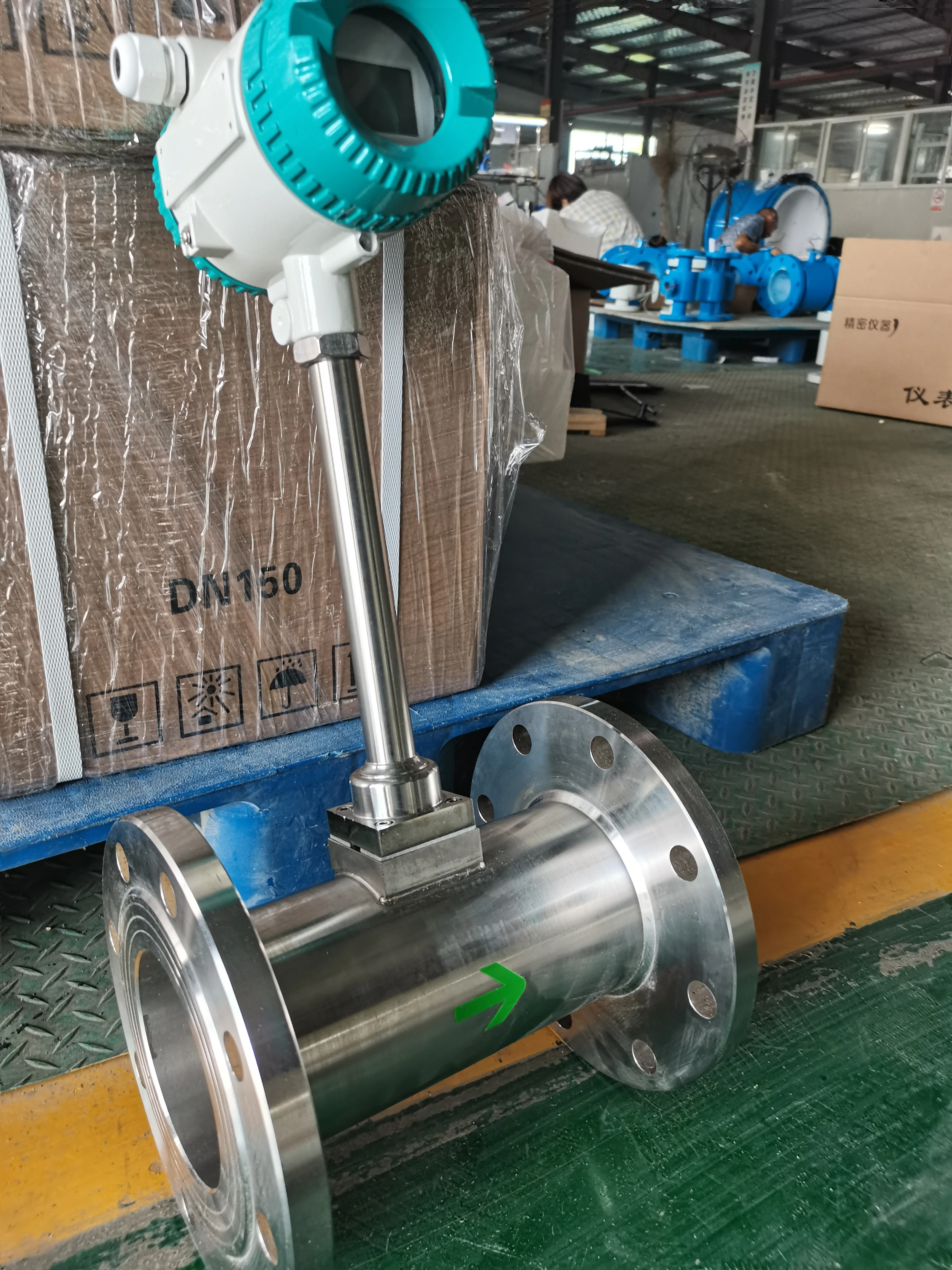 Accuracy0.5%/1.0%Compressed Air Oxygen Gas Steam SUS304/SUS316L Oxygen Vortex Flow Meter