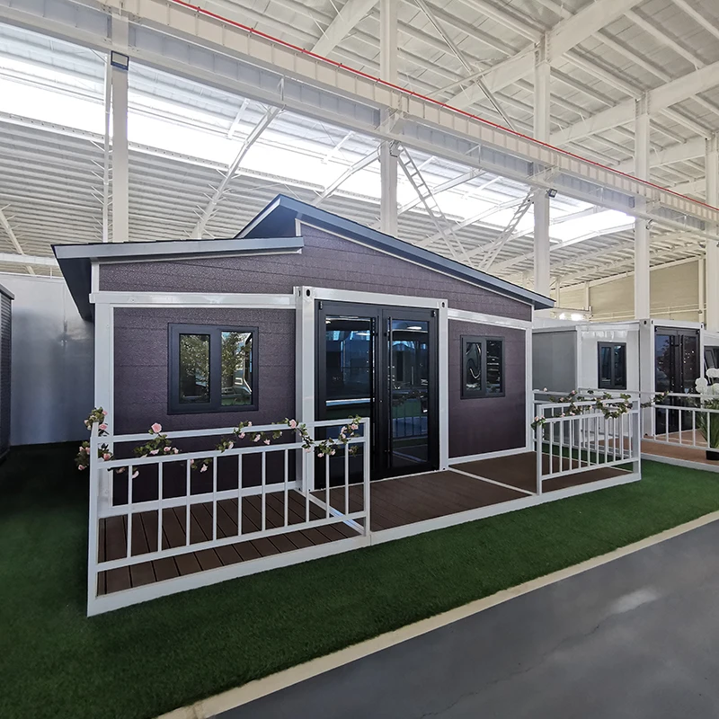 New Design Portable Container House  Kitchen 1 2 Bathroom Modern Tiny House Luxury Expandable Container Home