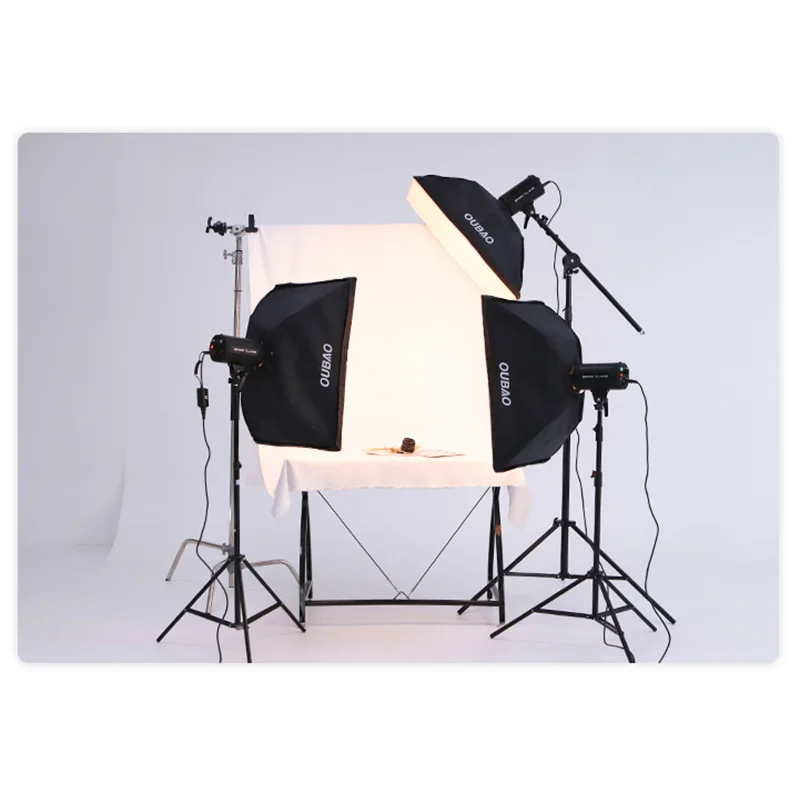 Triopo strobe light photography studio photo flash lights kit equipment professional for tiktok ,youtube lighting set shooting
