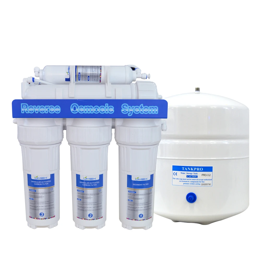 Household 6 stages RO system with PP CTO GAC Ro membrane