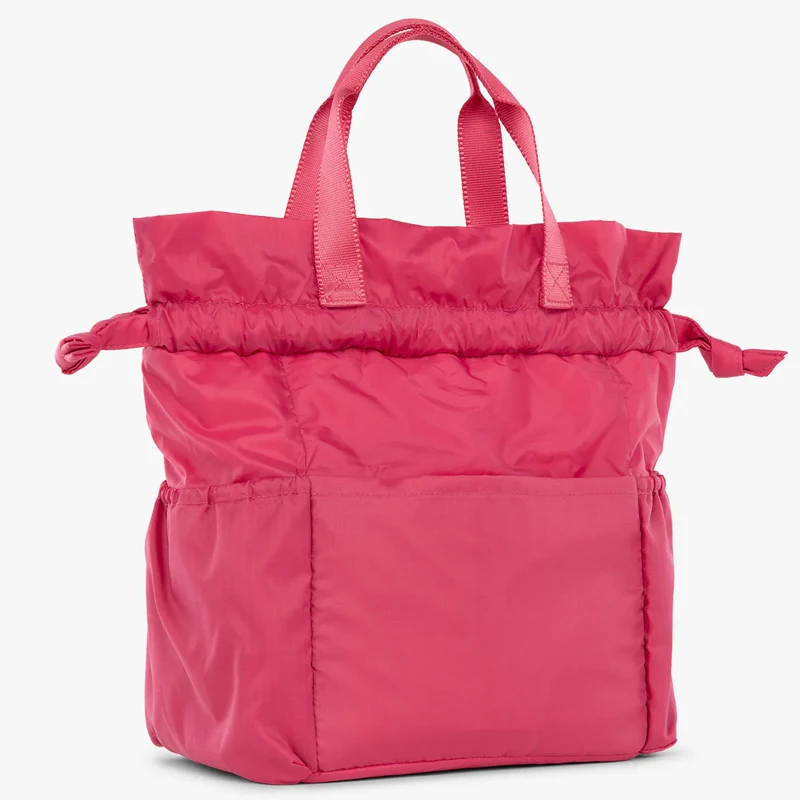 2023 New Custom Soft Cake Cooler Foldable Portable PEVA Capacity Women Packaging Pink Adult Sublimation Lunch Bag