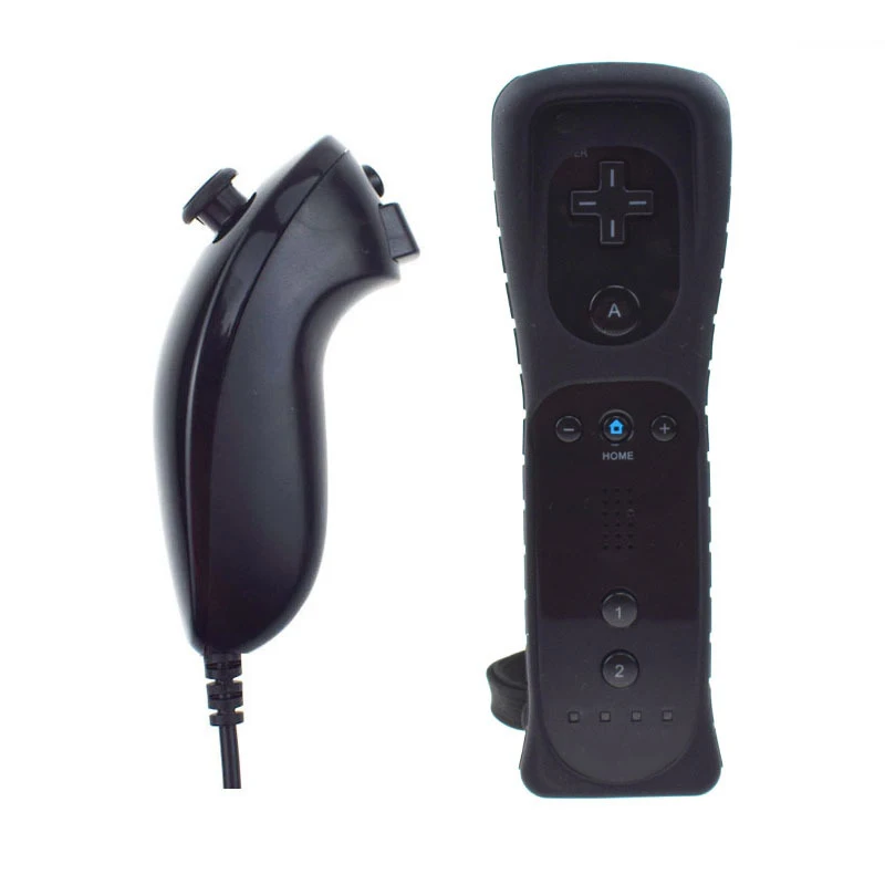 2 in 1 Built in Motion Plus Wireless Gamepad For Wii Remote Nunchuck Controller For Wii Joystick
