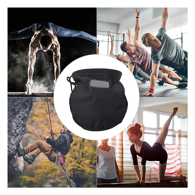 Chalk bag outdoor rock climbing powder pouch indoor gymnastics parallel bar bag large capacity chalk bag