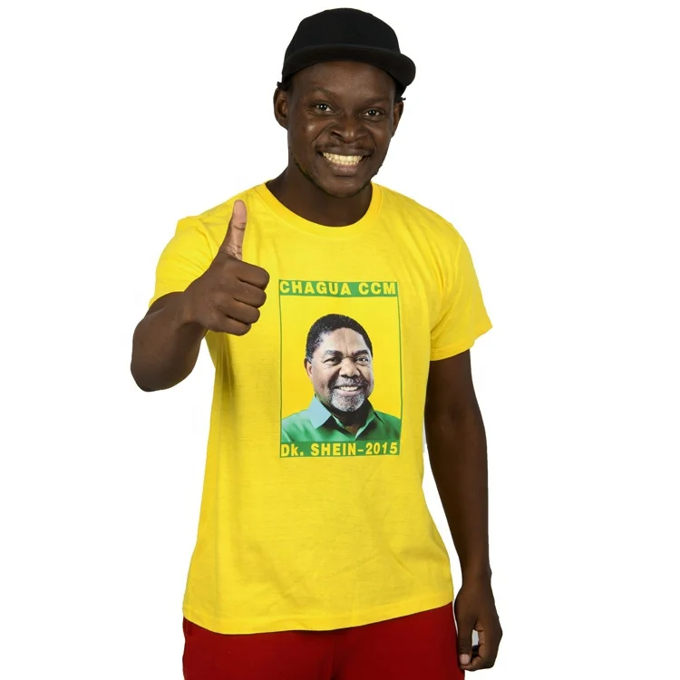 Custom Wholesale Printed Plain Cheap Polyester Promotional Election Campaign Cotton Quality Men logo Tshirts t shirt