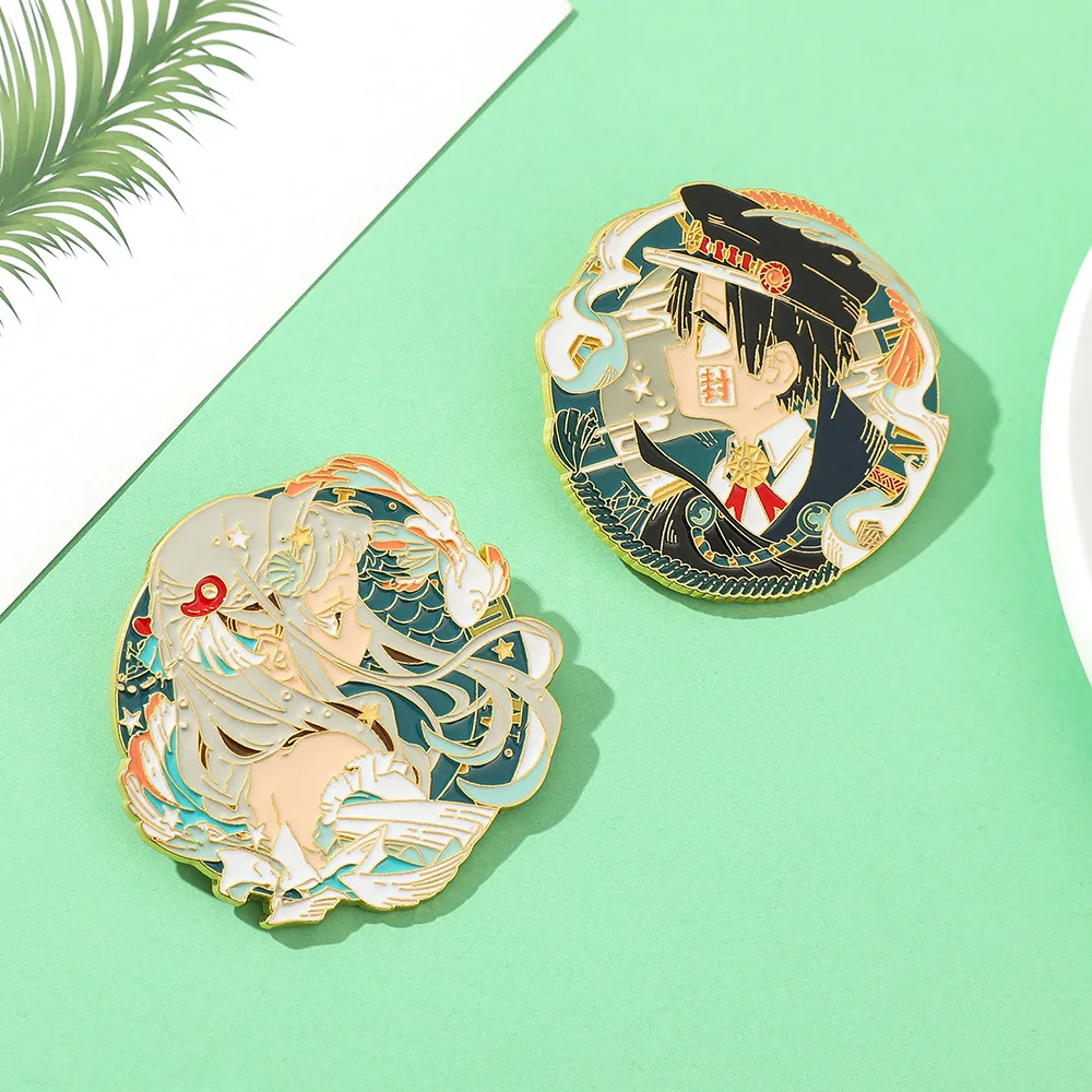 Anime Toilet-bound Hanako-kun Enamel Pins Yugi Amane Yashiro Nene Figure Badge Brooches For Fans Backpack Shirt Bag Jewelry Gift