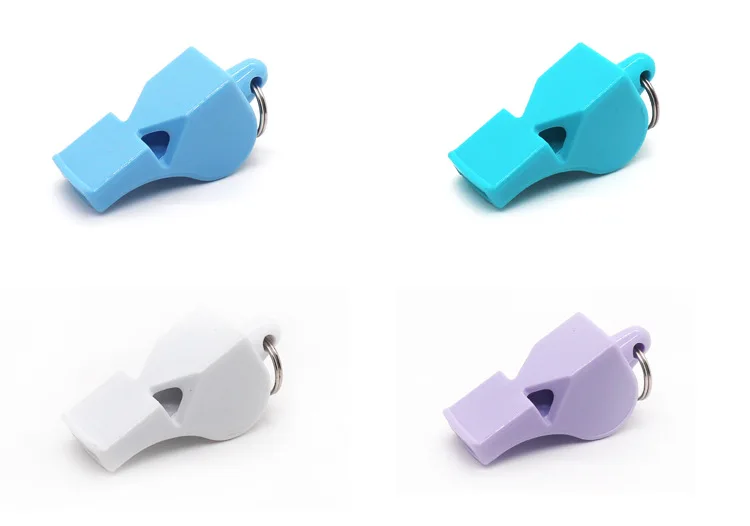 KYWH031 Outdoor games emergency alarm plastic whistle referee whistle without lanyard