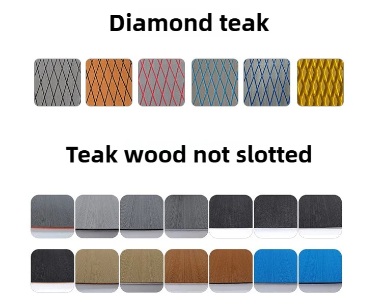 Premium Pure Material 6mm Thickness Free Logo Design Rich Color Choices Foam EVA Boat Decking