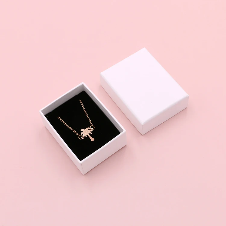 Sponge Filled Boxes Cardboard Packaging Set Drawer Lid Base Jewelry Box Packaging