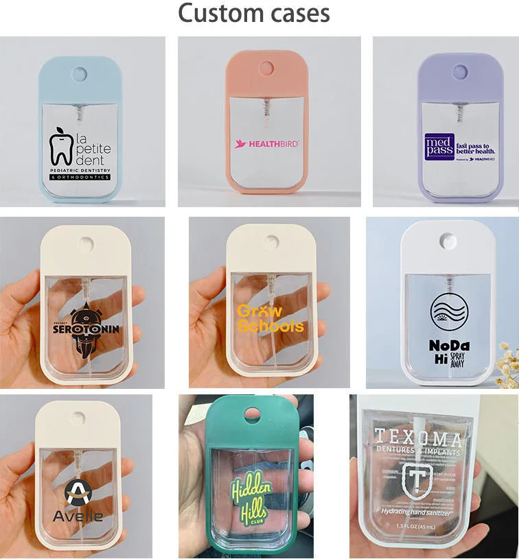 free custom 45ml travel size hand sanitiser credit card small sanitizers hand unscented cute hand sanitizersanitizer spray refil