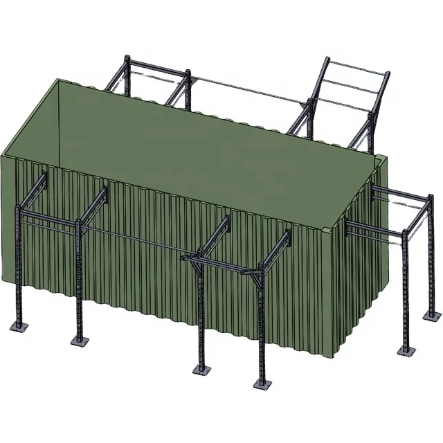Shipping Modular Container Gym Commercial Fitness Gym Equipment Power Rack Outdoor Container Gym