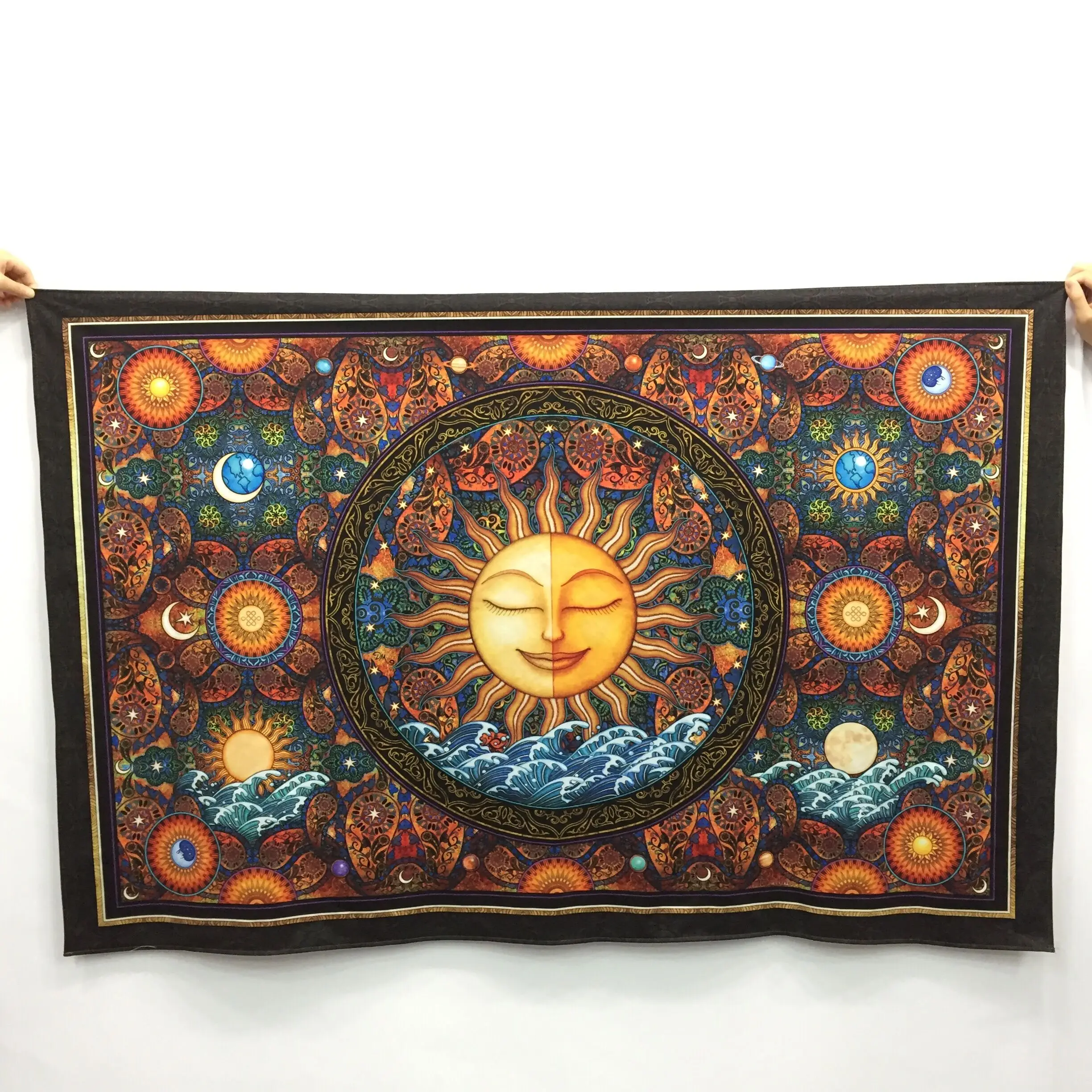 Custom outdoor Crowd Control Barrier Barricade Banners Covers polyester barrier fence cover mesh banner