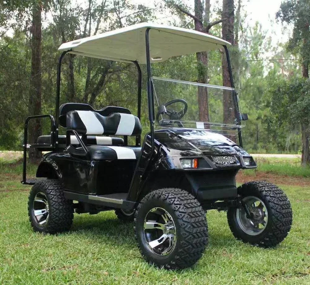 
Newest 2+2 Seat Off Road Custom Hunting Golf Cart With Luggage Rack 