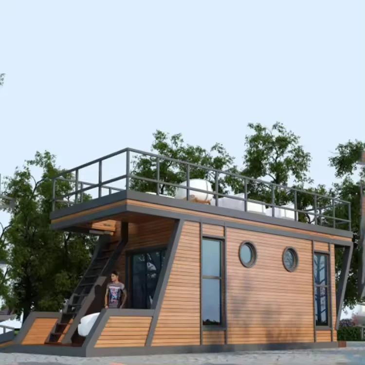 Новый дизайн дом лодка Алюминиевый понтон houseboat для продажи