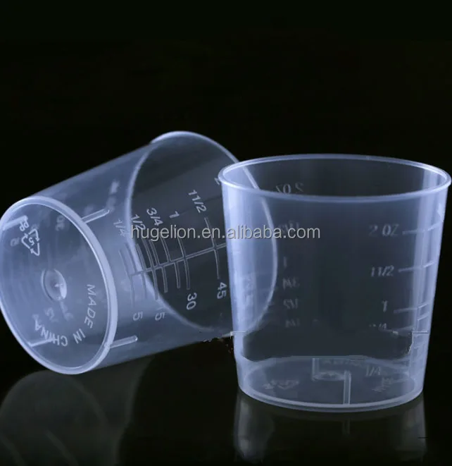 Hot sale plastic 30 ml measuring cup with scale for sale